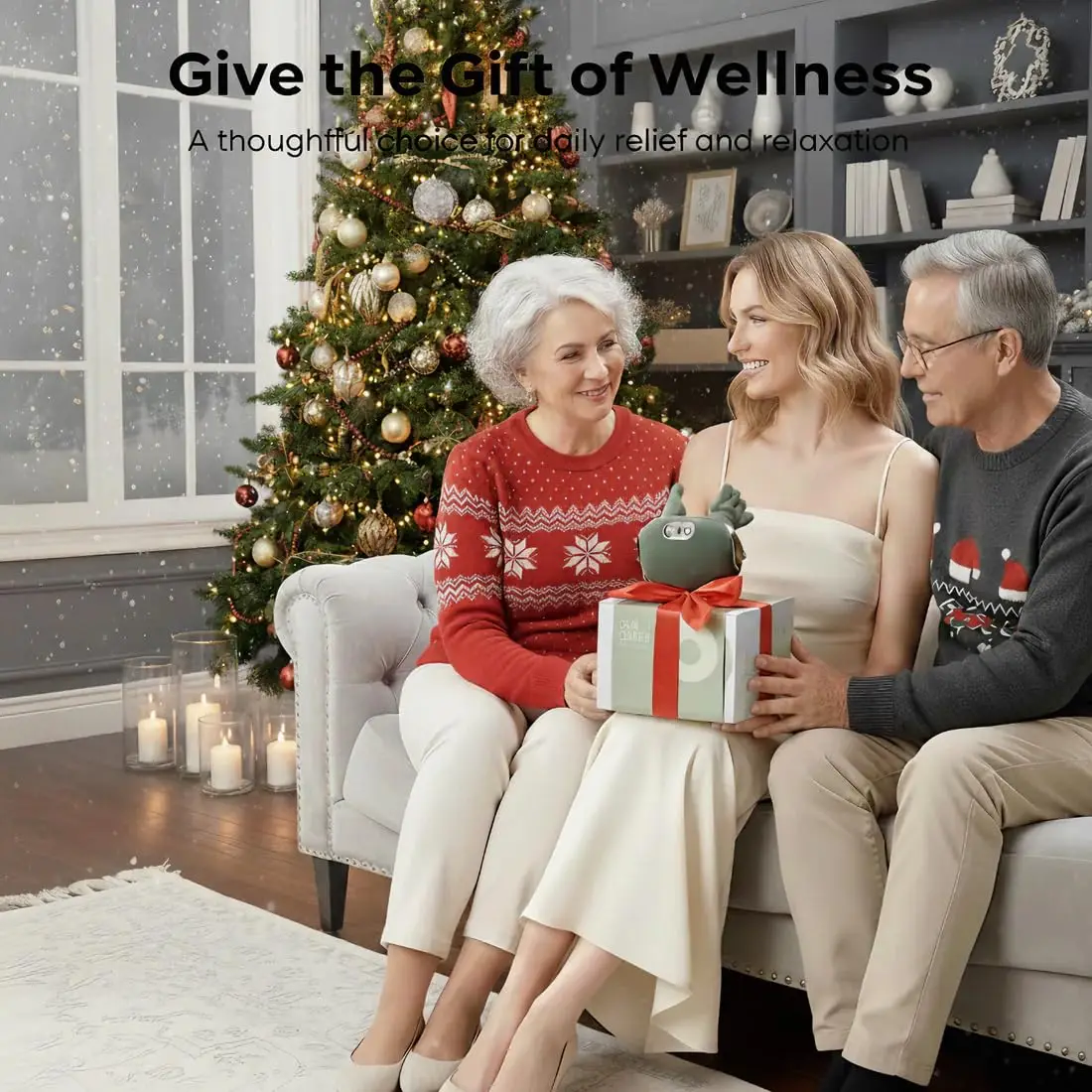 مدلك الرقبة والكتف الكهربائي على شكل يد أصابع قابلة لإعادة الشحن USB-CReal Hands Slaasoos Neckk مدلك للرقبة والظهر #6