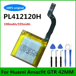 New Replacement 195mAh PL412120H Battery For Huami Amazfit GTR 42MM Smart Watch Phone Batteries