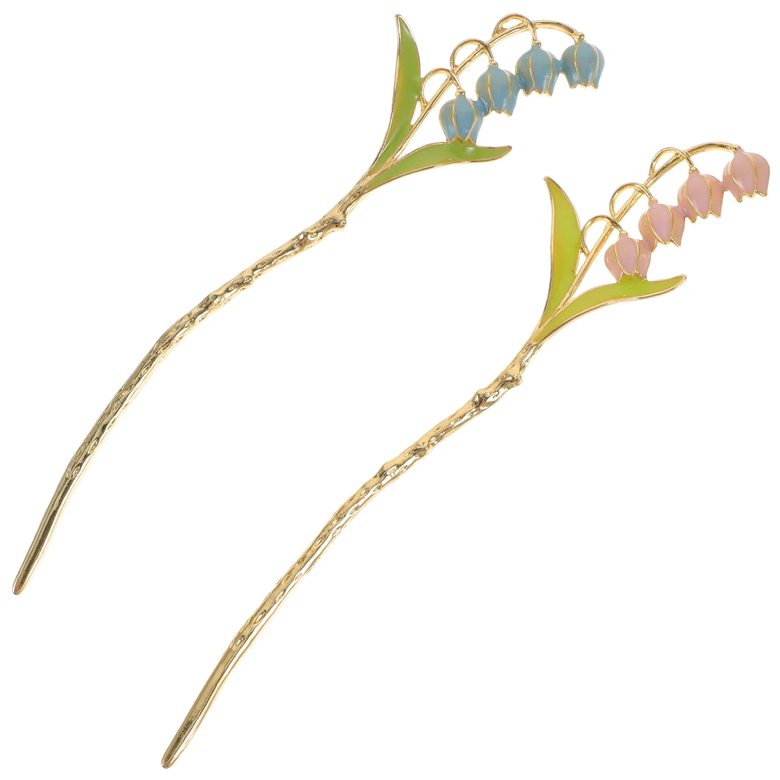 2 個の中国風のヘアスティック、滑らかなエッジ、耐久性、実用的、ユニークなギフト、漢服愛好家のヘア箸