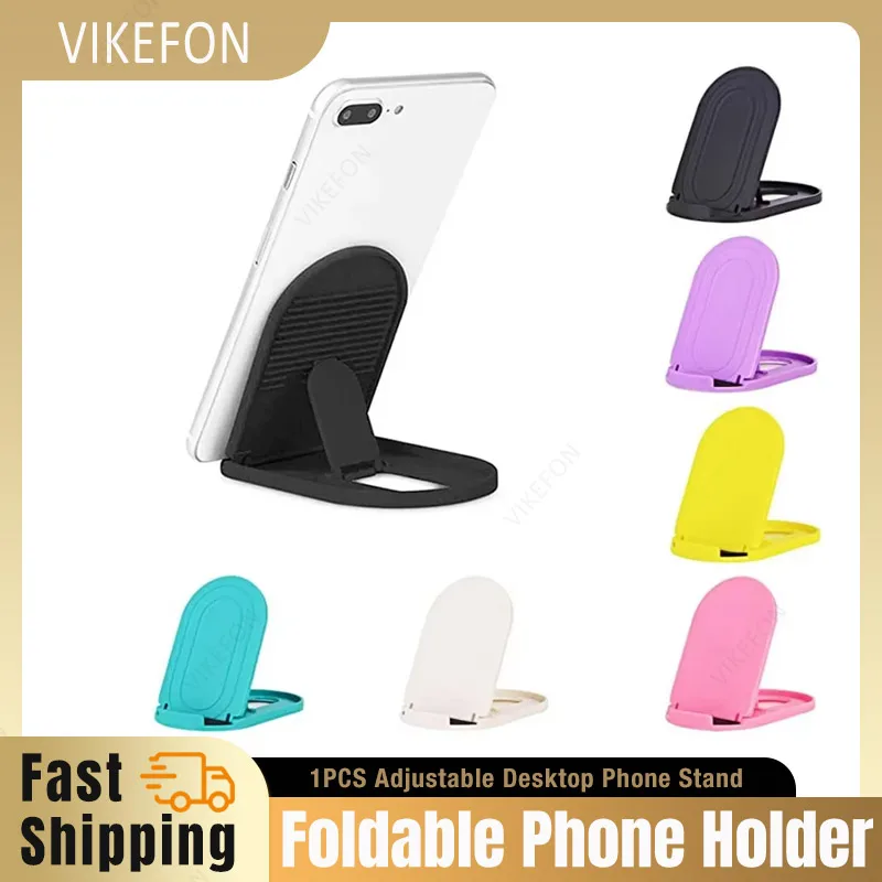 

Desktop Plastic Foldable Mobile Phone Stand Holder Cellphone Tablet Universal Smartphone Bracket For iPhone Samsung Xiaomi Mount