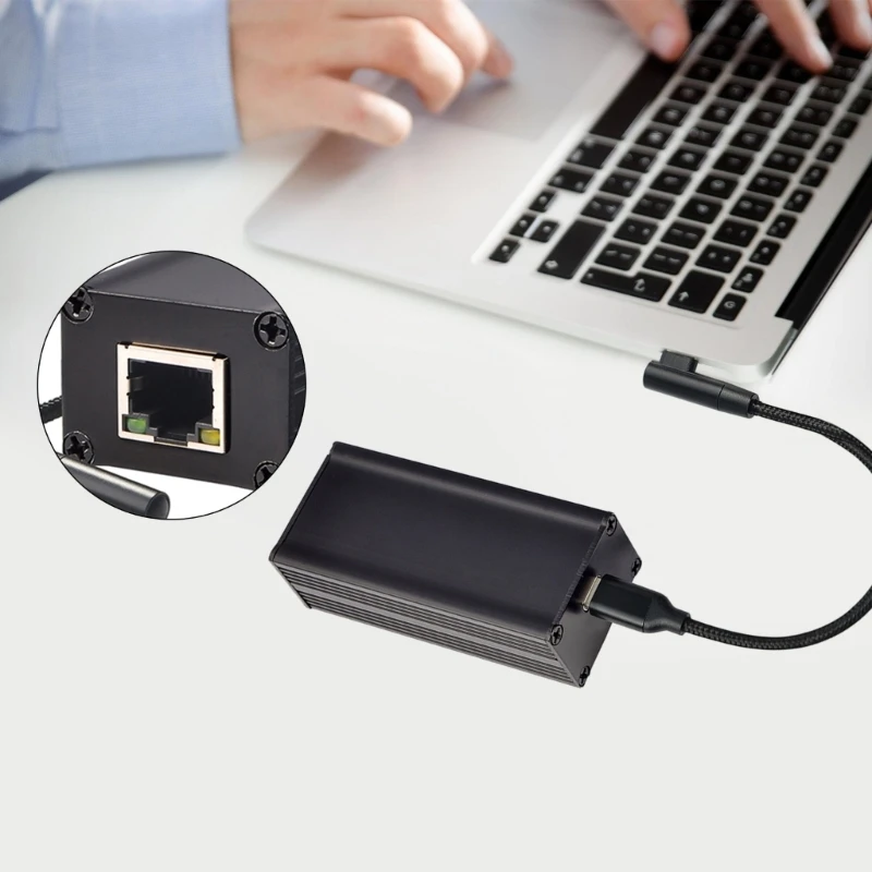 F3MA Adaptador USB C para Ethernet Adaptador Internet com 10/100 Mbps para Celulares Tablet