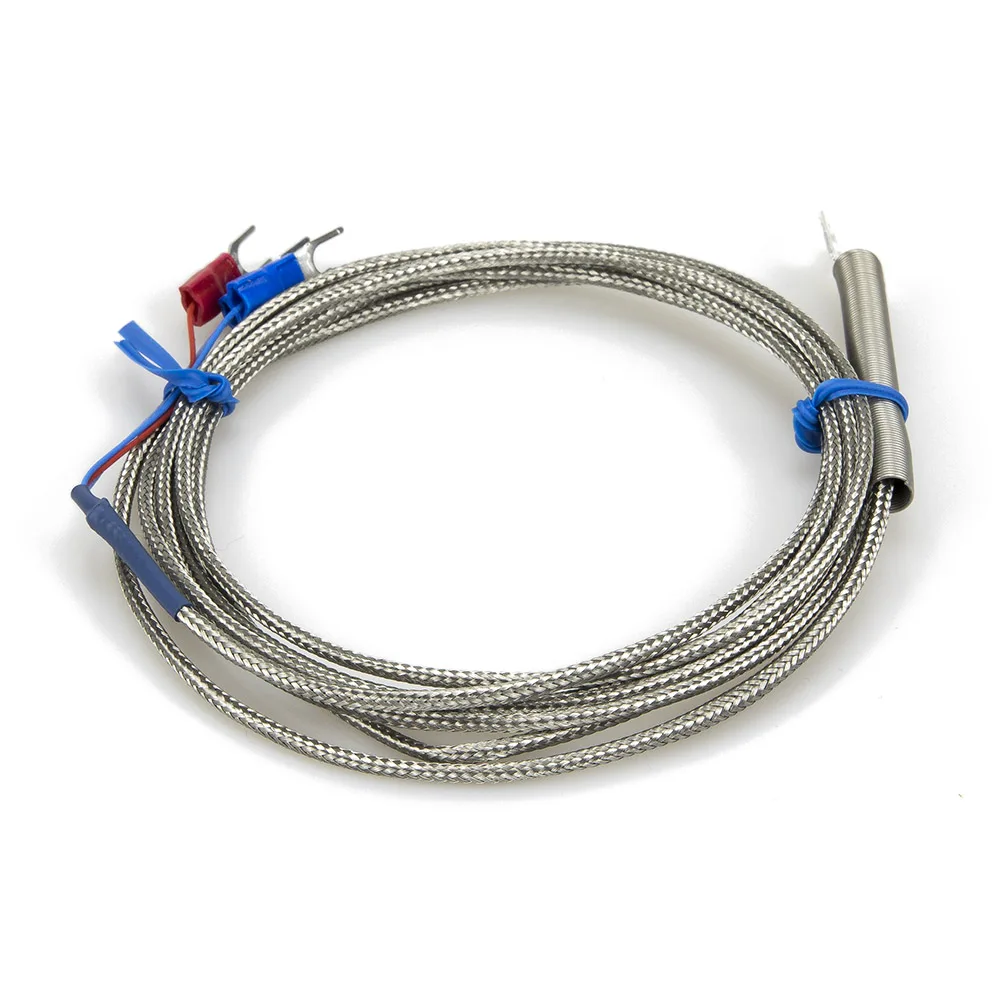 FTARR01 PT100 type 2m metal screening cable 6mm 5mm diameter hole ring head RTD temperature sensor