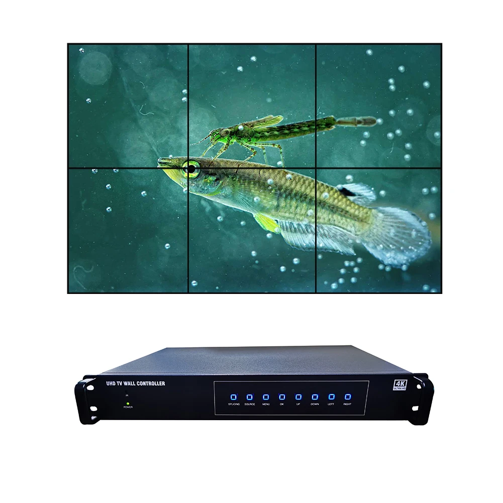 2x3 4K@60hz High Definition Multimedia Interface 2.0 Tv Video Wall Controller 2x3