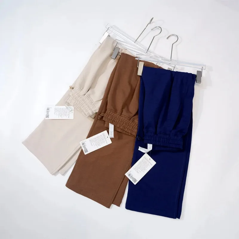 LOERSS Straight Wide Leg Pants for Women Hight Waist Sports Yoga Push Up Trousers Outdoor Workout Breathe Elastic Yoga Pants