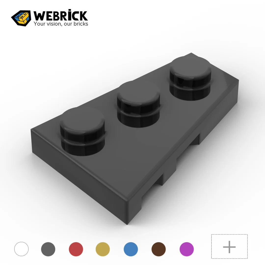 

Webrick 100 шт. 43722 клиновидная пластина правая 3x2, строительные блоки, технические кирпичи, детали, детская игра-мозговик, Обучающие игрушки «сделай сам», детский подарок