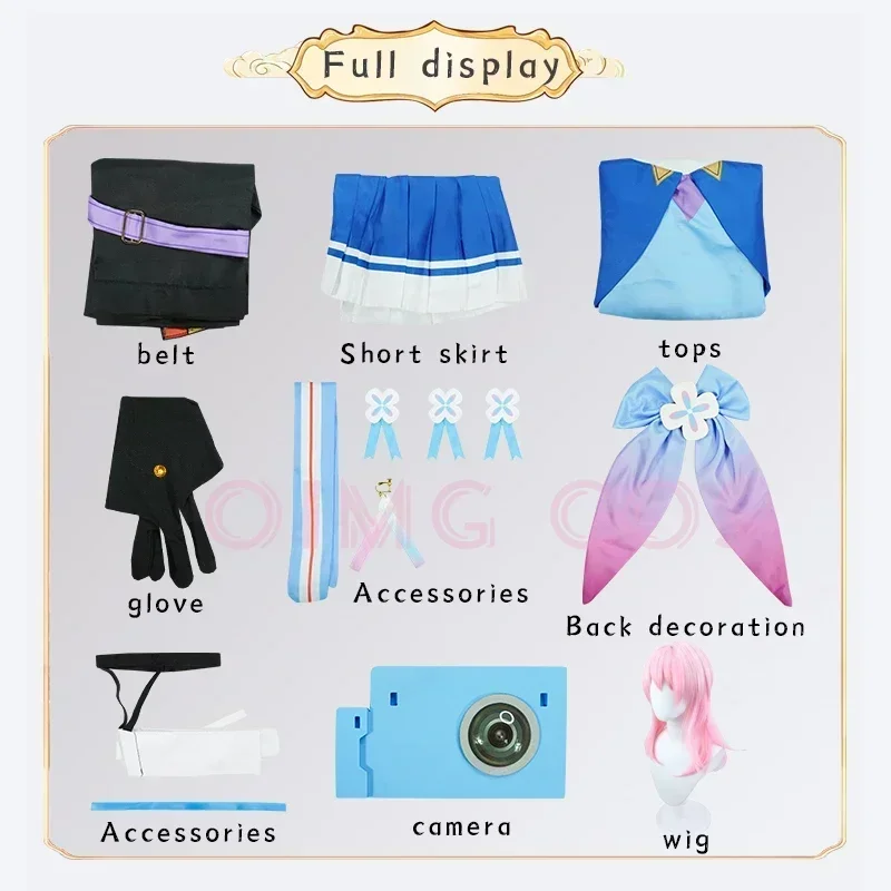 March 7th Cosplay Costume Honkai Star Rail Carnival Uniform Wig Anime Halloween Costumes men Game