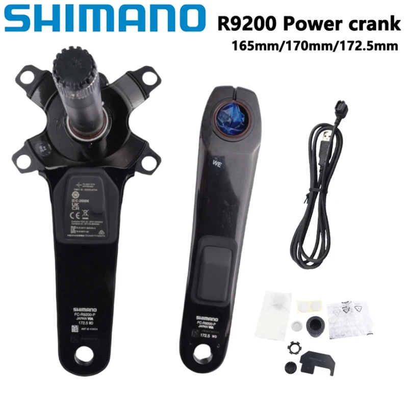 

Shimano Dura Ace Power Crank R9200 165MM 170MM 172.5MM 12Speed Power Meter R9200 Road Bicycle Crank