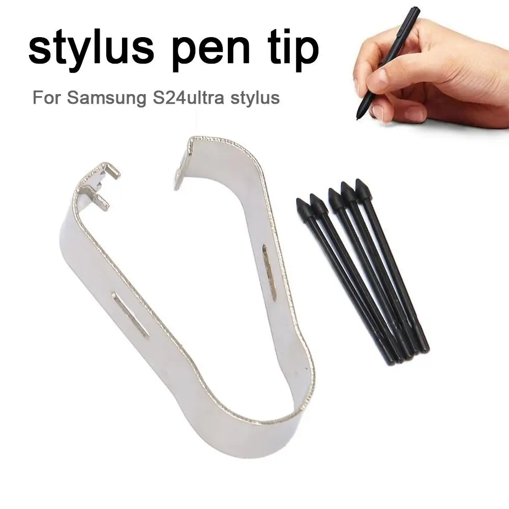 Replacement Metal Pen Tip Nib for Samsung Galaxy S24Ultra S23Ultra Tab S9 S9U S9FE S Pen Fine Point Stylus Pen Tips H3J6