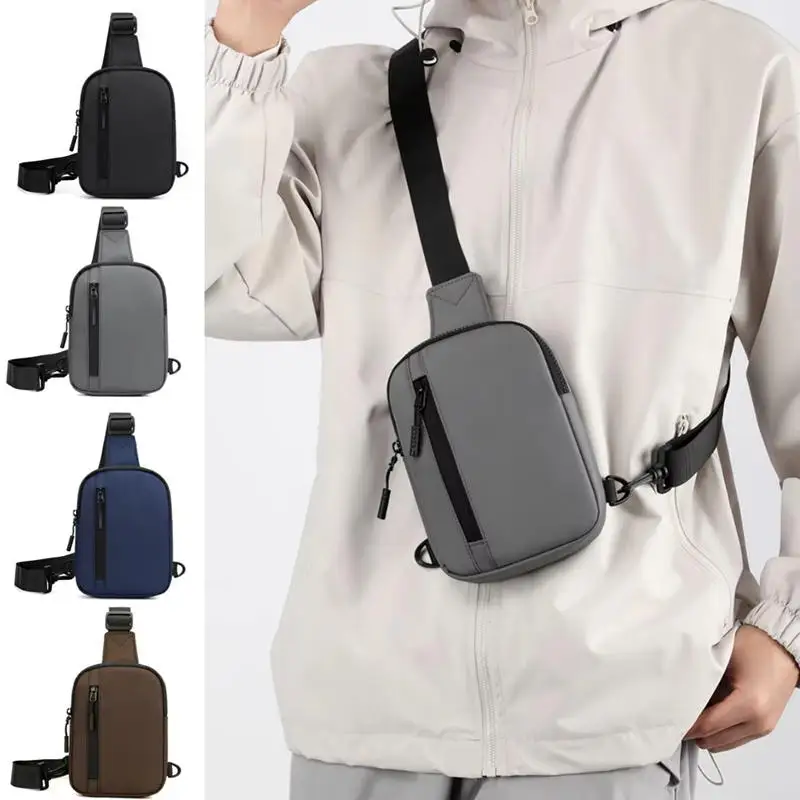 

Men's Chest Bag Fashion Small Waterproof Single Shoulder Crossbody Bag Men's Sports Backpack Men's Cell Phone Handbag