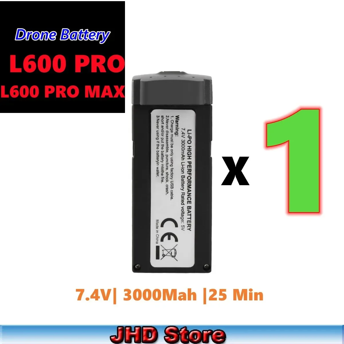 JHD-Batterie/hélice pour importateur Lfemale PRO d'origine CircZRC L600PRO, vente en gros