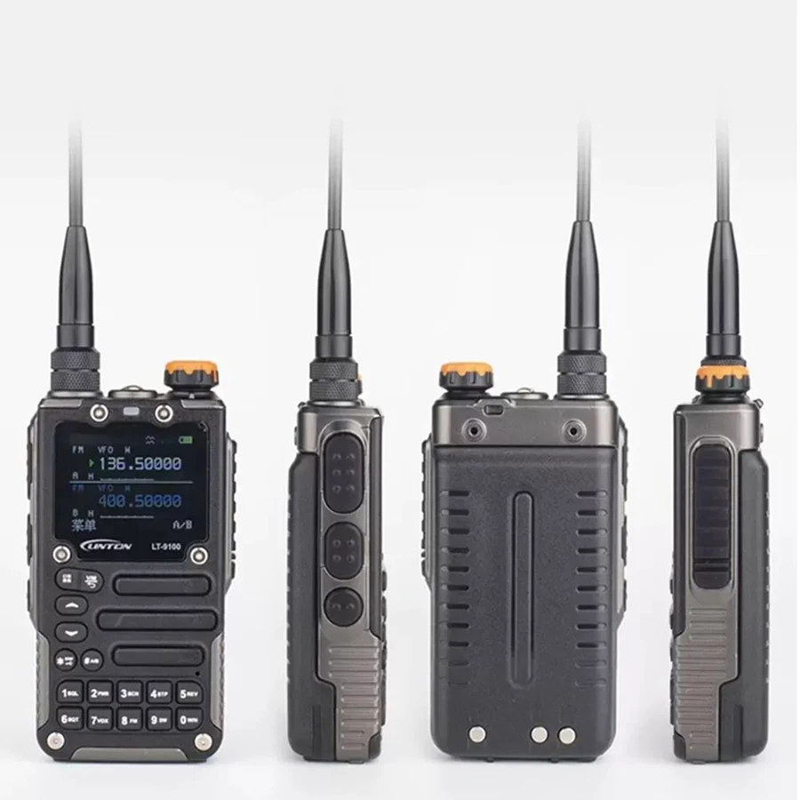 

2025 hot sale Linton LT9100 Walkie Talkie Quad Band Remote Camping Interphone with 10Km Ran and Color Screen Handheld Radio