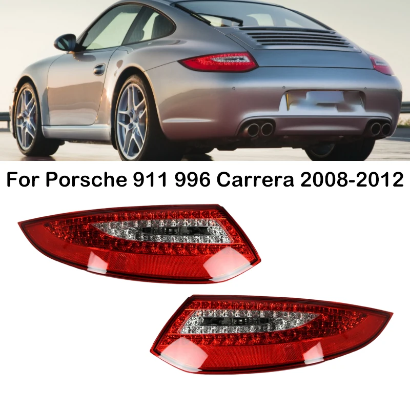 For Porsche 911 996 Carrera 2008 2009-2012 LED Car Rear Tail Light Taillights Stop Brake Lamp Tail Lamp 99763141104 99763141204