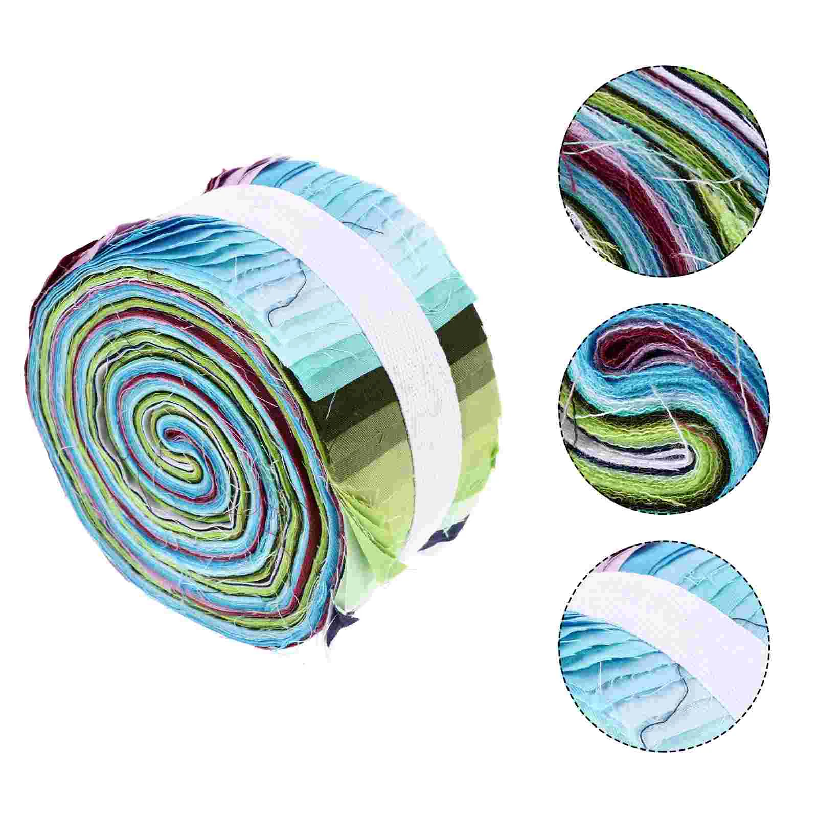 

36 Pcs Strip Cloth Group Patchwork Quilting Fabric Cotton Craft Bundle DIY Sewing