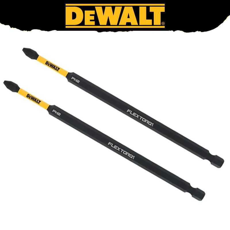 DEWALT DT7800T FlexTorq PH2 Impact Torsion Bit,152mm Extra Long High Hardness 10mm Hex Shank for Woodworking Metal Screw Driving