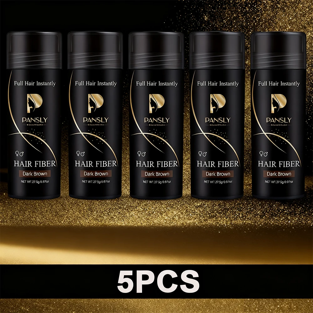 Professional Hair Building Fibers For Thinning Powder Hair Loss Products Fast Regrowth Natural Keratin Styling Black Dark Brown