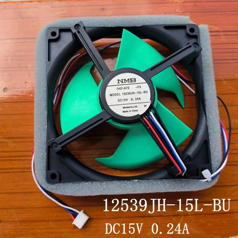 

New Original 12539JH-15L-BU DC15V 0.24A 12cm for Refrigerator Cooling Fan motor parts