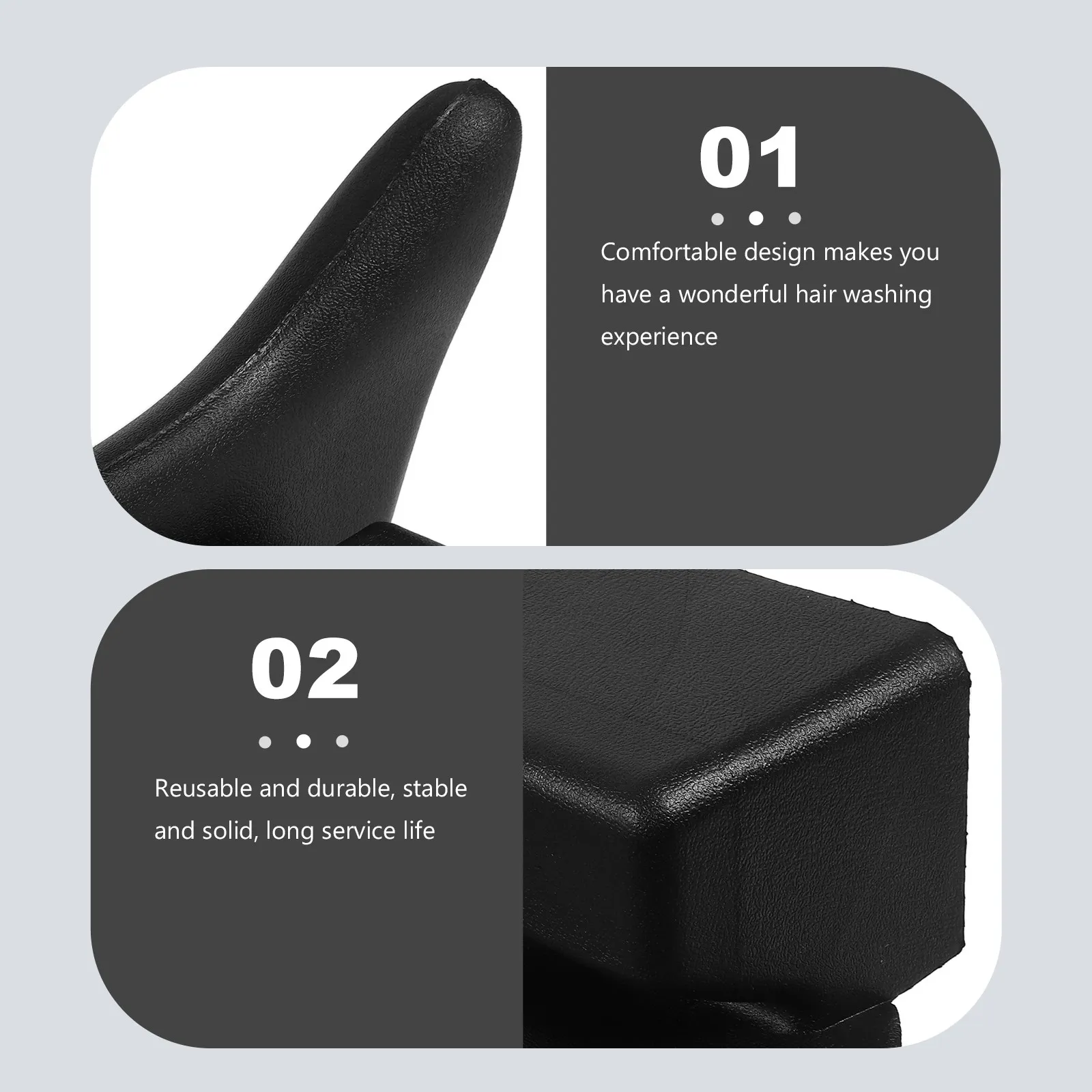 

Shampoo Bowl Pillow For Hair Salon Neck Rest Reusable Rubber Shampoo Bed Cushion Comfortable Bath Head Support Spa Pillow