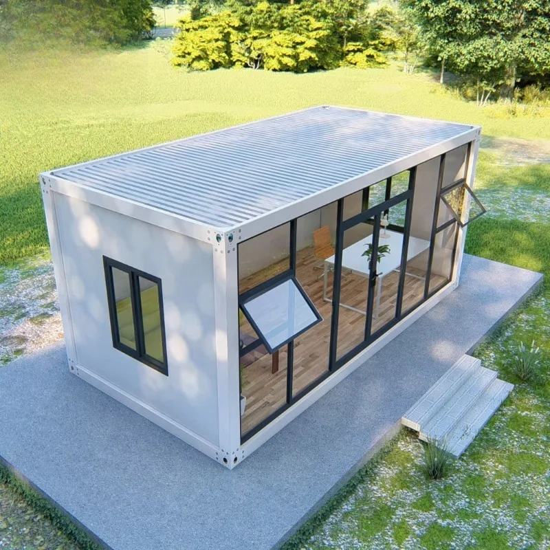Flat Pack Expandable Steel Prefab Container Movable Villa House Quick Assembly Outdoor Scenic Area Temporary Living Residence