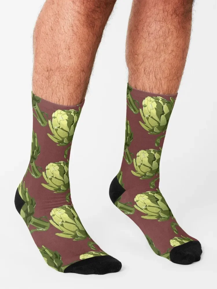 Kaus kaki Artichoke kaus kaki wanita pendek Crossfit kaus kaki pria