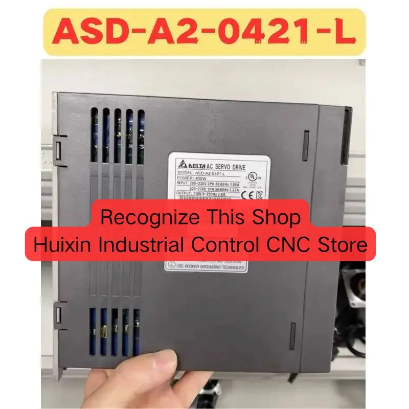 

Used Servo Drive ASD-A2-0421-L ASD-A2 0421 L N rmal Function Tested OK Expedited Delivery