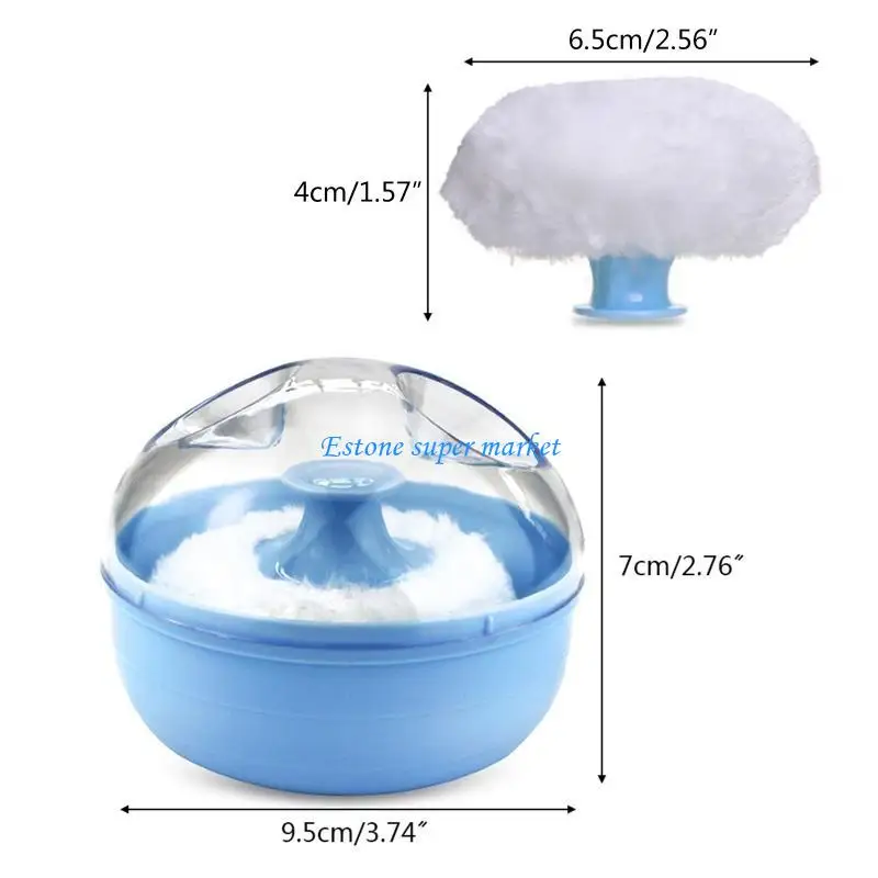 090B Refillable Baby Toddler Skin Care After-bath Loose Powder for Case Face Body Tal