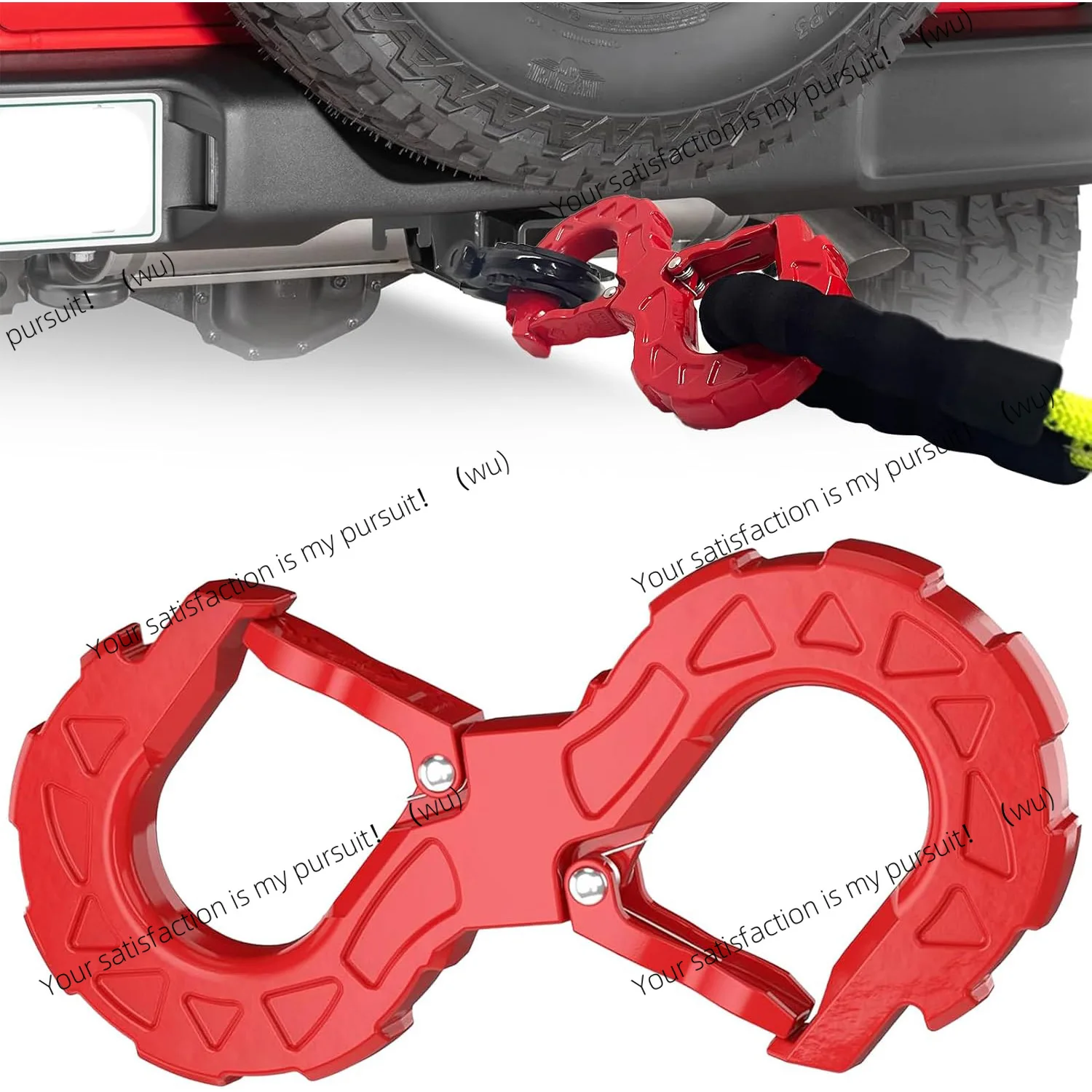 ZOCI-S type shackle anti-loosening snap forging integrated forming multi-functional high-strength S-type winch hook