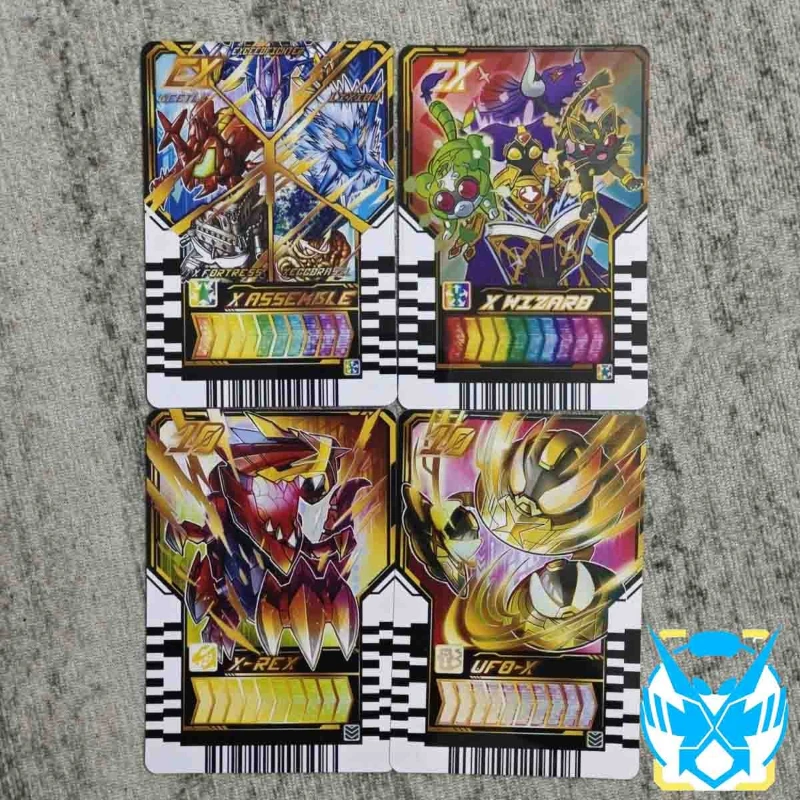Kamen Rider Gotchard Custom PVC Cards Set Tyranno UFO Combo Pack for DX Belt Collector Upgrade Pack cartoon Anime Children's Toy