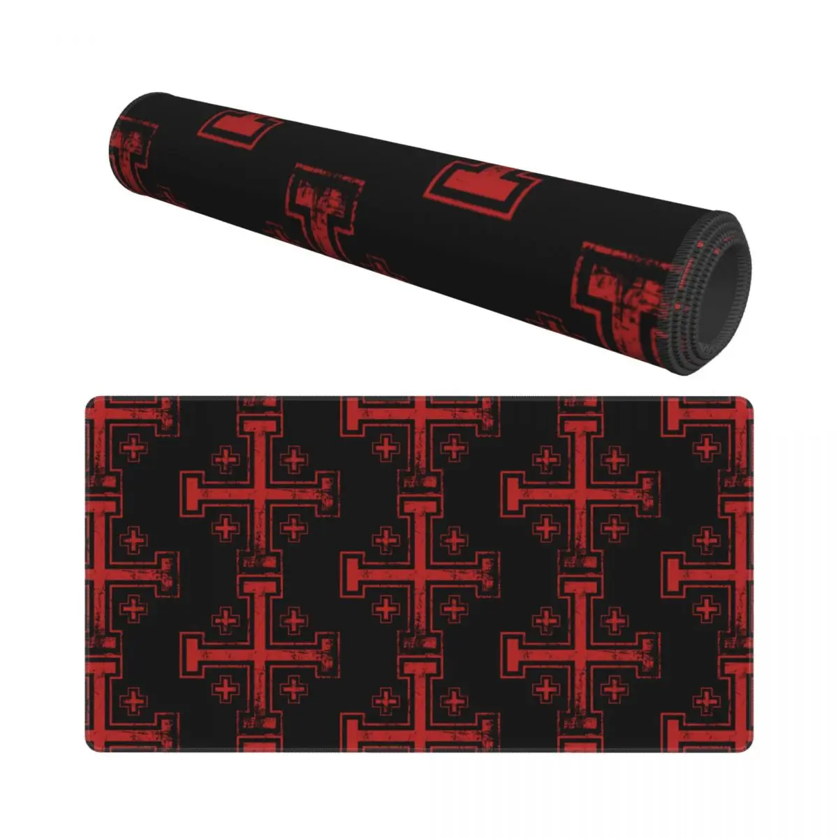 Crusader Cross Of Jerusalem Knights Templar Gaming Mouse Pad Keyboard Mouse Mat Big Printing Mousepad for Gamers