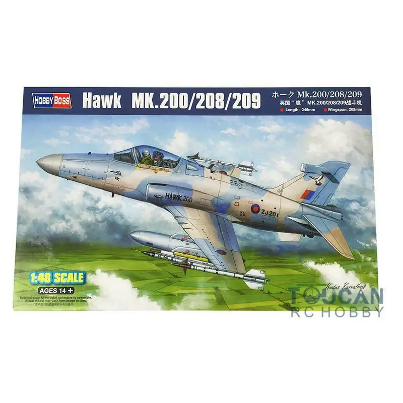 

Hobby Boss 81737 1/48 Hawk Mk.200/208/209 Battleplane Fighter Warcraft Model Kit TH05565-SMT6