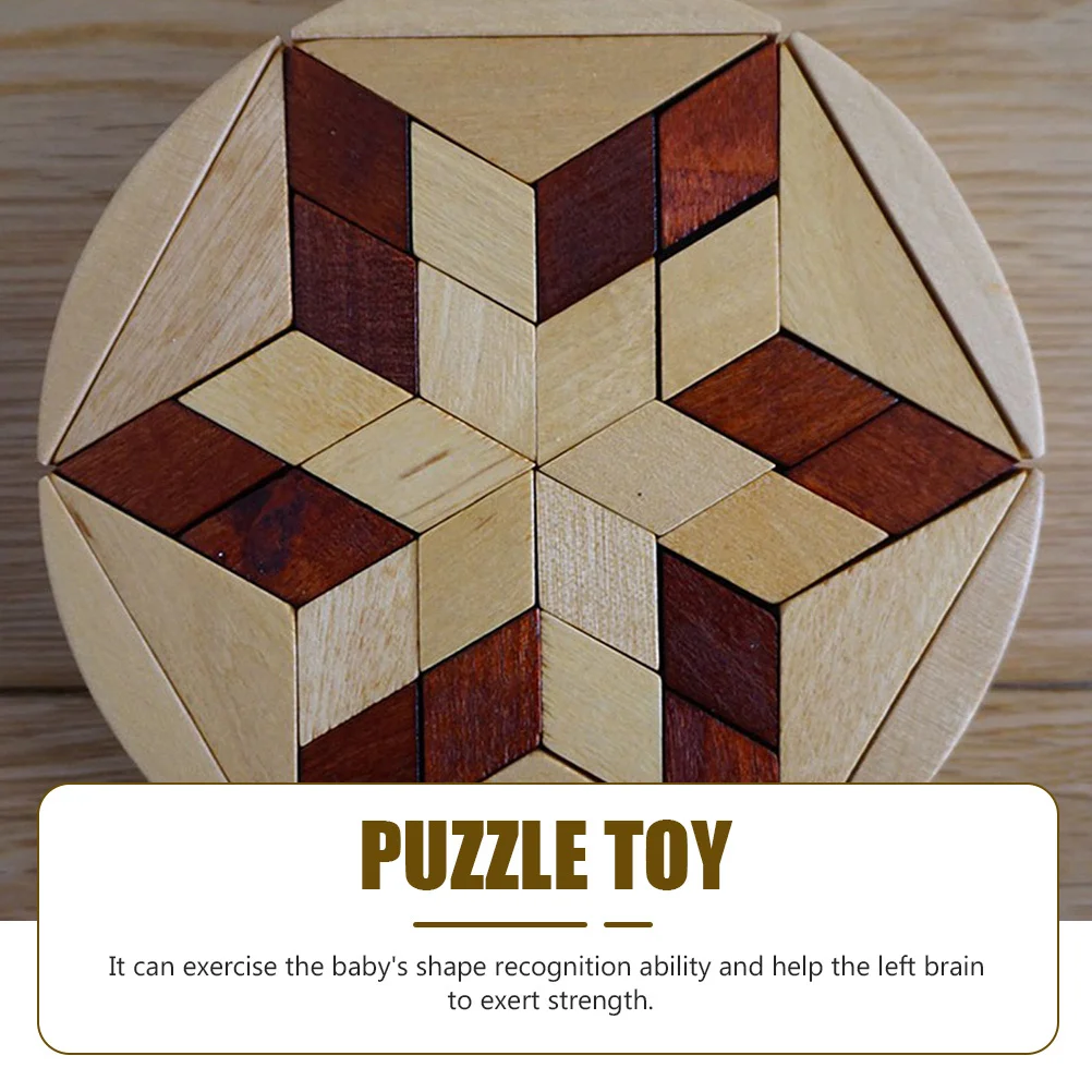 

Деревянная головоломка в винтажном стиле, обучающая познавательная креативная детская игра-головоломка для детей, упражнения на мозг