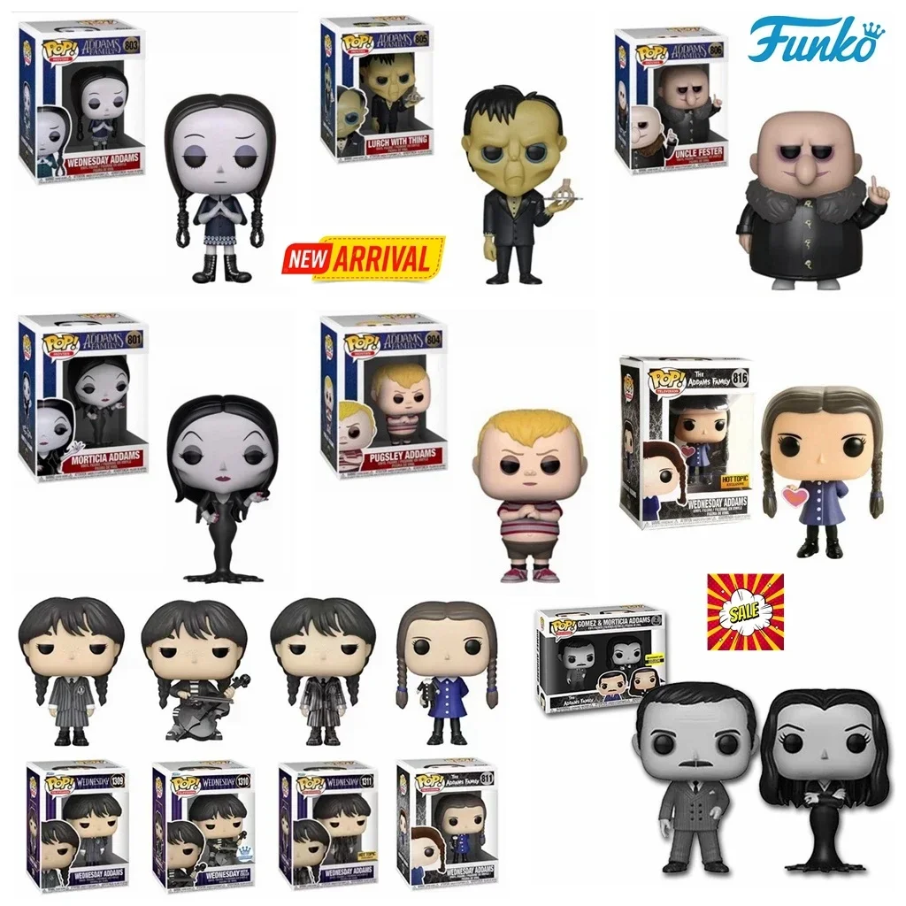 Чехол Funko Pop с изображением среду adдамс 803 PUGSLEY 804 UNCEL FESTER 806 MORTCIA 801 1310 1309 811 LURCH 1311 805 816 виниловые фигурки игрушки