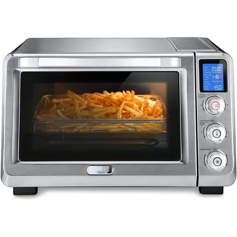 

Hot Sales 10-in-1 Digital AirFryer ,True Convection Toaster Oven With Internal Light, Grills, Broils, Bakes, Roasts