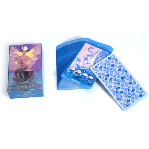 Tarot of Mermaids Before Tarot Cards 78pcs Cards Rider Waite System Oracle Cards Deck Divination Board Game Tarot Deck Gift