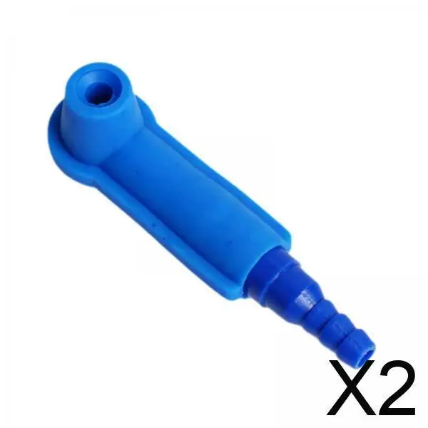 

2xgeneric автомобильный насос для прокачки масла, сменный адаптер, прокачка воздушной жидкости, профессиональный синий, 1 шт.
