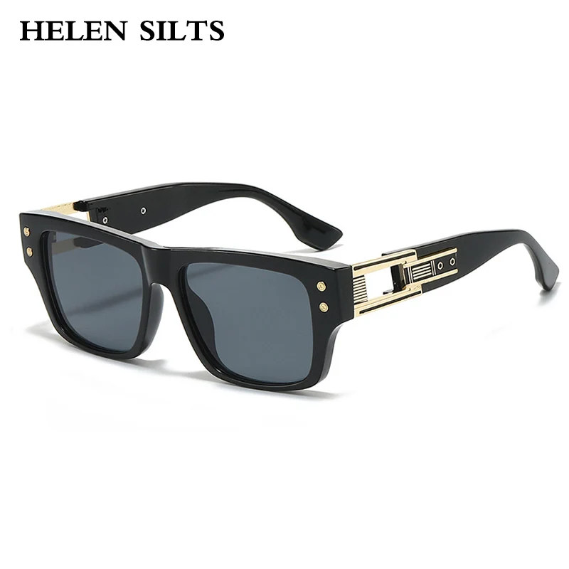 

Fashion Vintage Oversized Square Sunglasses UV400 Protection Double Color Wide Legs Unisex Retro Luxury Sun Glasses