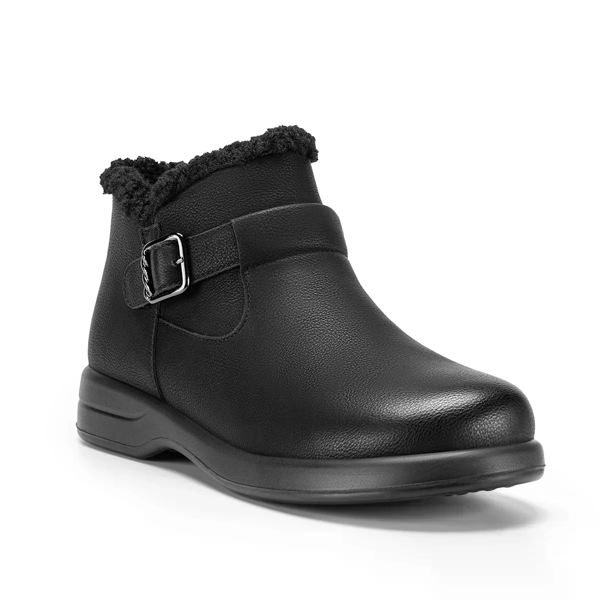 Zapatos de invierno para mujer, botas de nieve, zapatos planos antideslizantes, repelentes al agua, forro polar suave y cálido, regalo escolar para damas