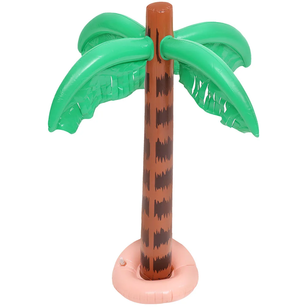 

Beach Artificial Coconut Tree Decoration Pool Party Palm Trees Photo Prop Pvc Large Hawaiian Inflatable for
