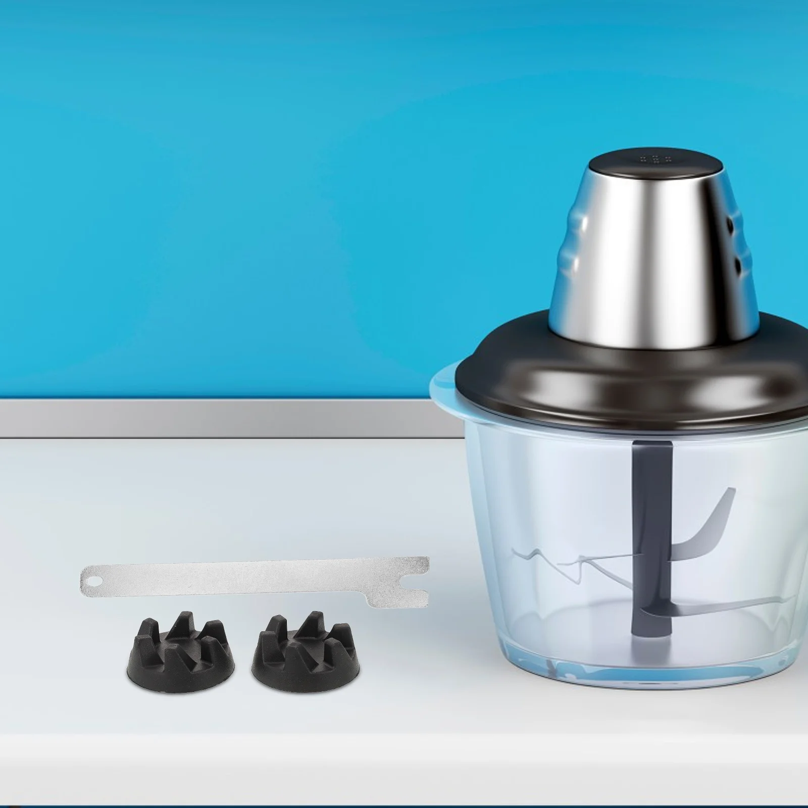 

1Set Food Processor Maintenance Gear and Wrench Replacement Tool Durable Attachment Repair Spare Parts Wrench Accessories