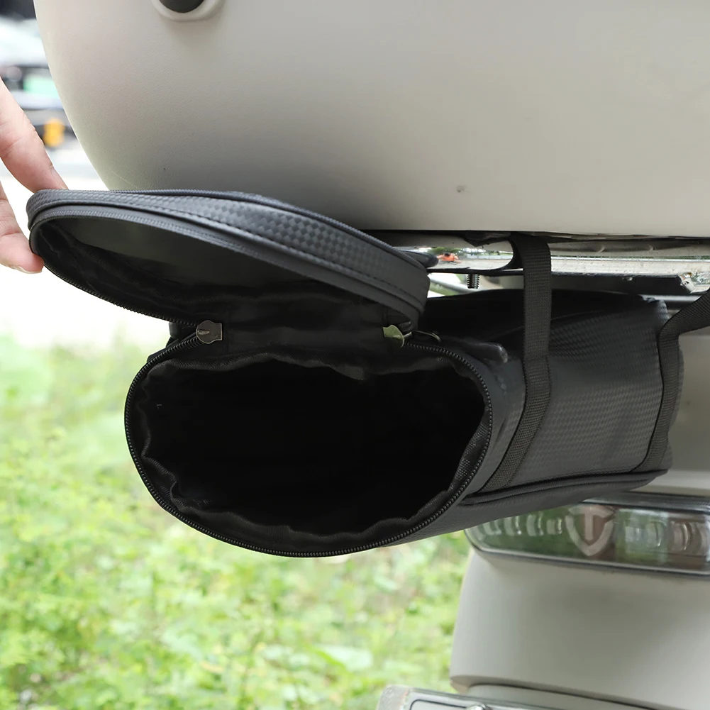 Motorcycle Luggage Rack Under Bag Reflective Bicycle Back Seat Bag Bike Rear Seat Saddle Pouch for Motorcycle Electric Bicycle