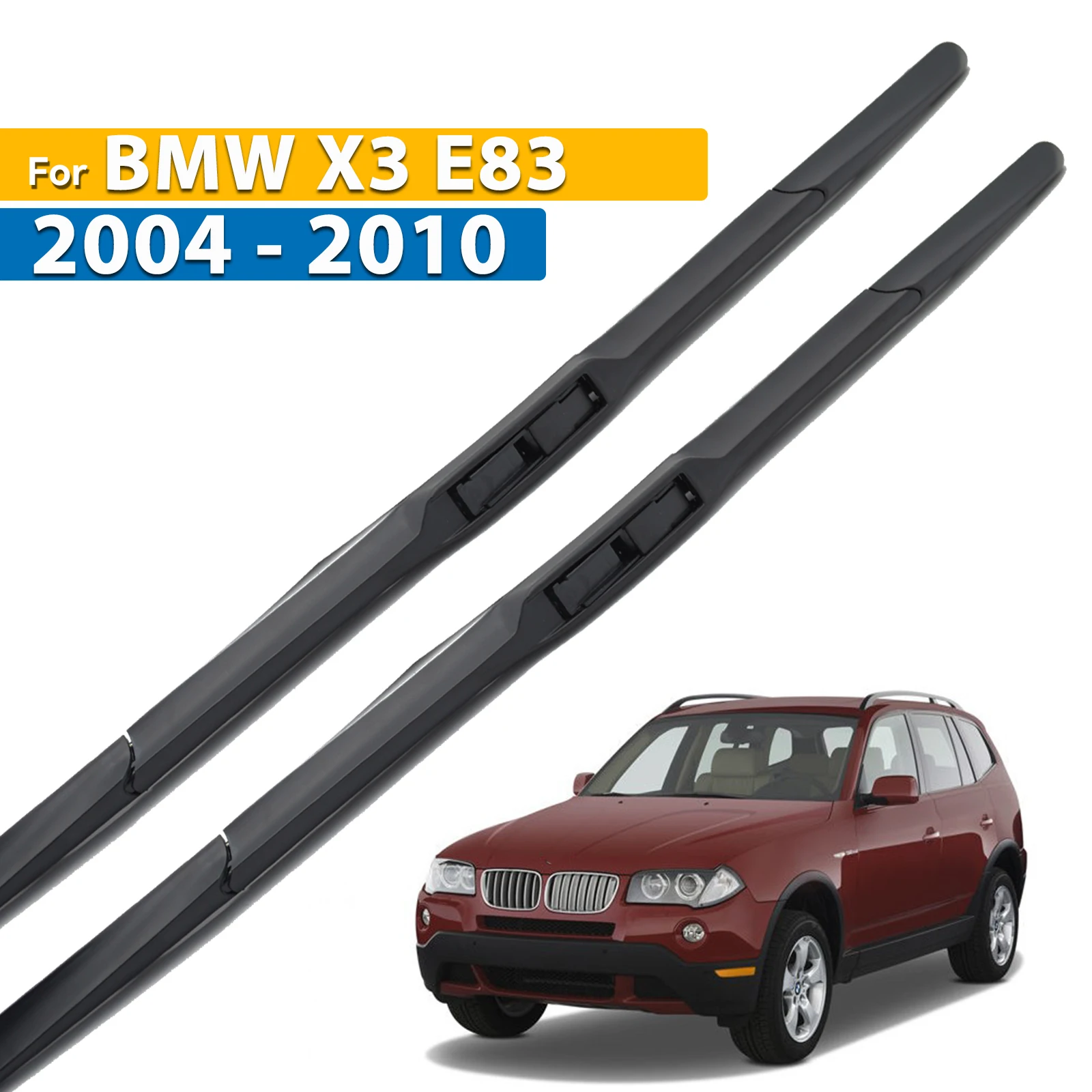 

Erick's Wiper LHD Front Hybrid Wiper Blades For BMW X3 E83 2004 - 2010 Windshield Windscreen Window Car Rain Brushes 22"+20"