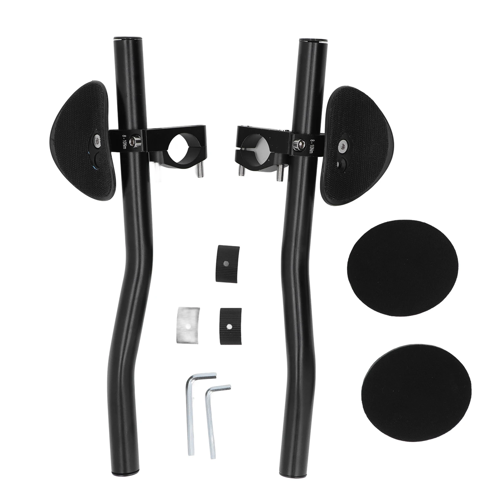 Split Rest Handlebar Aluminum Alloy  Armrest  Relax Bar with Sponge Pad for Long Distance Riding Rest Handle Bar