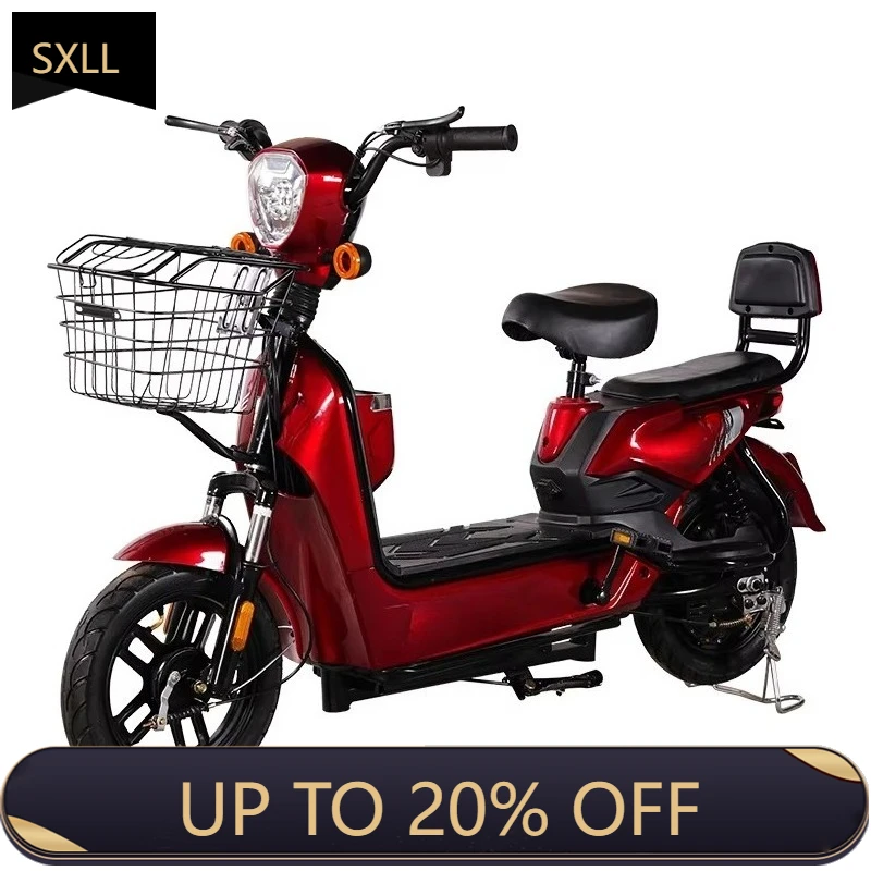 

SXLL Factory direct sales 48V 12/20Ah 350W electric moped electric bicycle adult remote electric bicycle