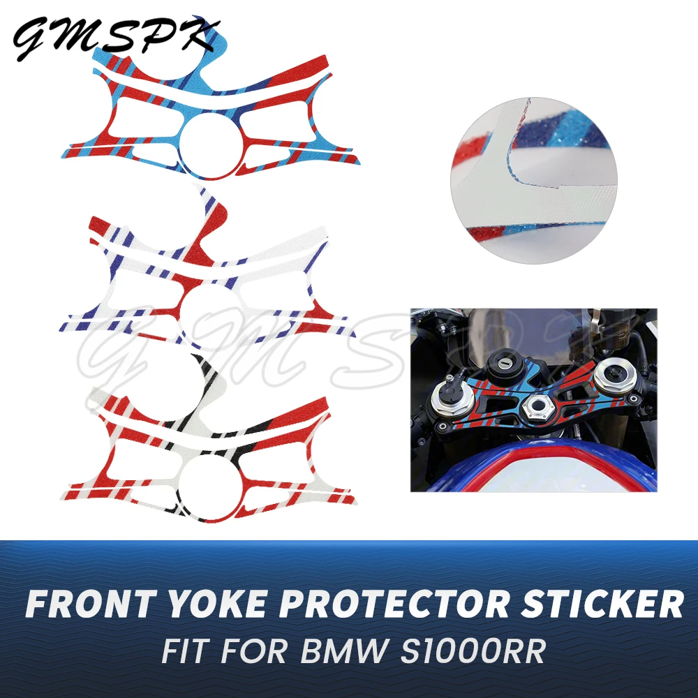 

Motorcycle Upper Triple Yoke Defender Decoration Sticker Fit for S1000RR 2019 2020 2021 2022 Top Triple Clamp Yoke Case Decals