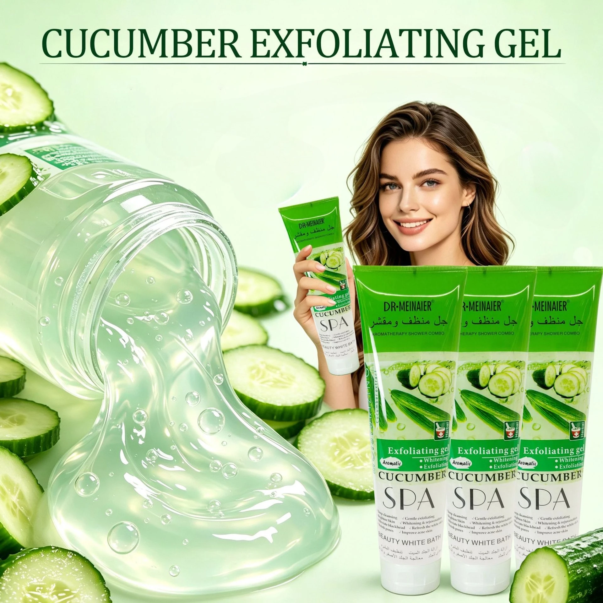 Gentle Exfoliating Facial Whole Body Shrink pores brighten skin tone Deep Cleansing Pore Rejuvenation Scrub Gel Skincare