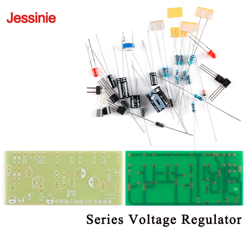 5Pcs/1pc Series Voltage Regulator and Multivibrator Specialized Skills Assessment Kit DIY Electronics Assembly Components