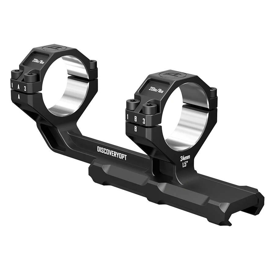 New lightweight front-extended integrated high-precision fixture 34/30, with multiple tube diameters of 1.5 inches and a height