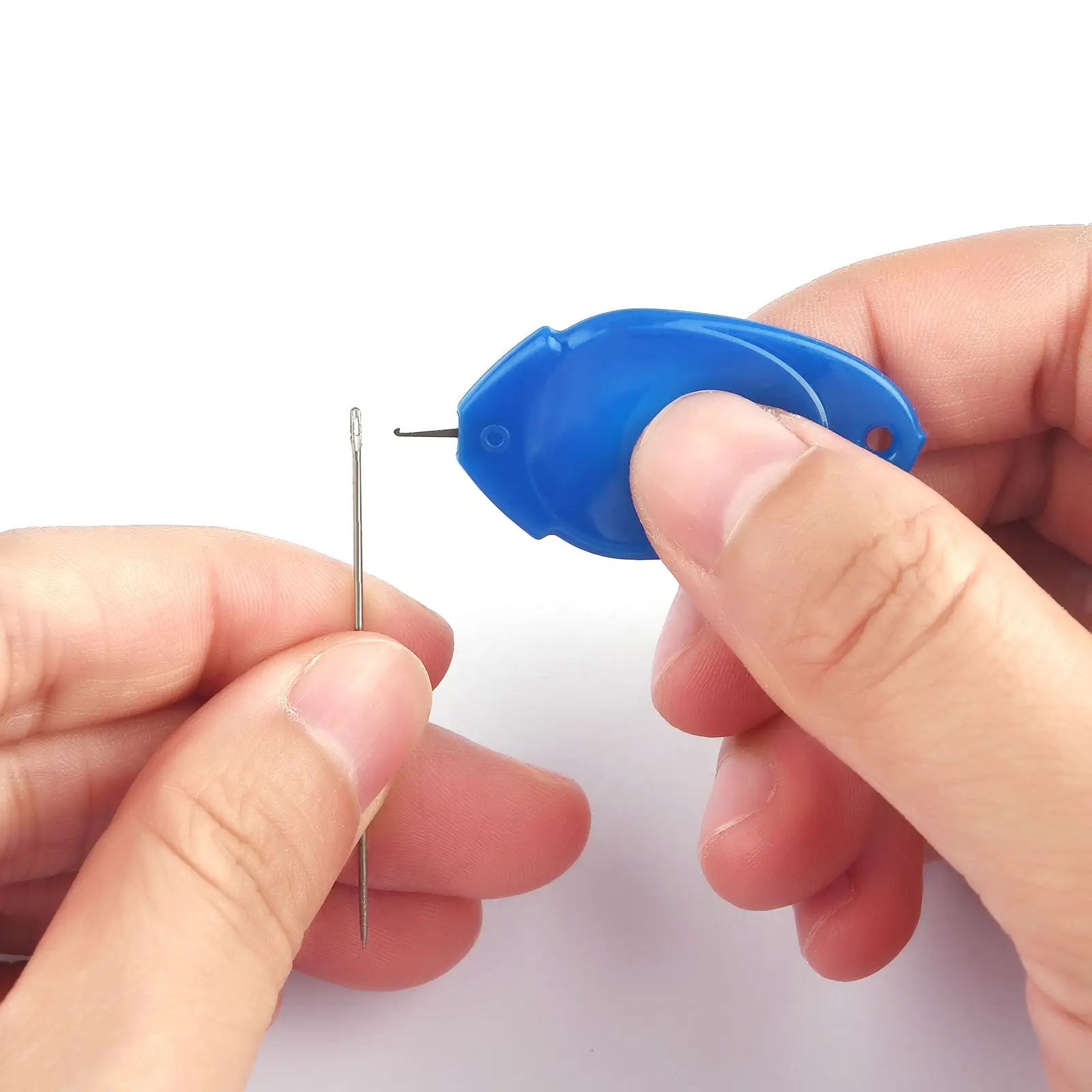 Needle Threader Hand Machine Sewing Automatic Thread Device For Elderly Guide Needle DIY Home Sewing Accessories Threading Tools