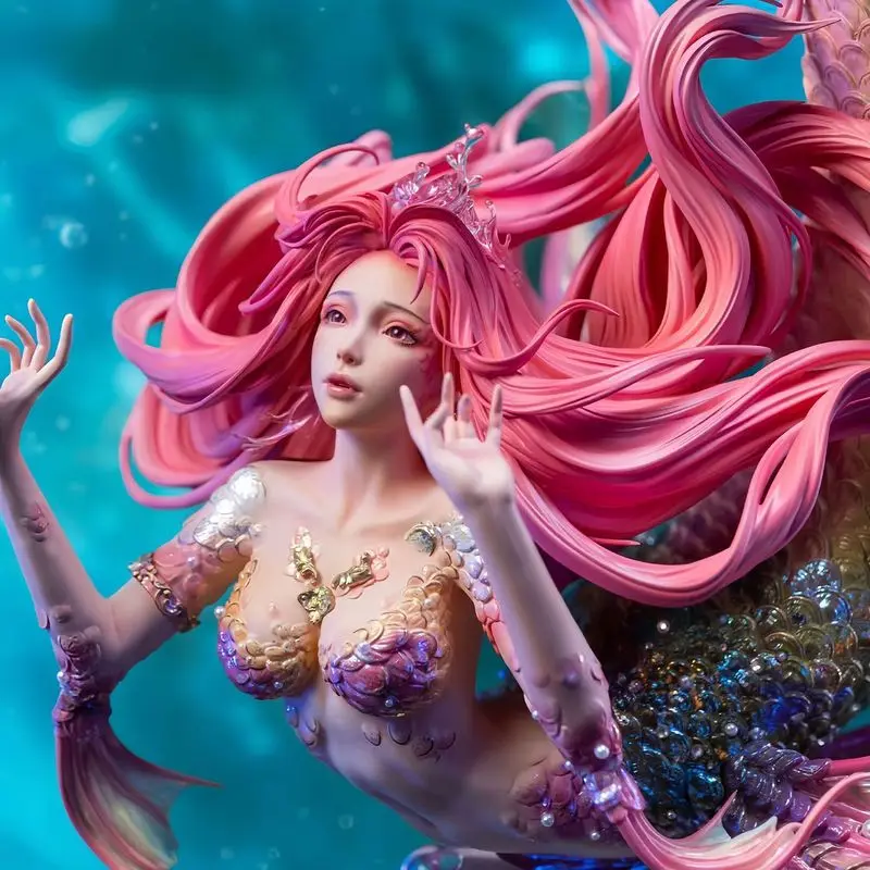 Figura de Sirena de 73 cm, Modelo de Anime 2D, Chica Hermosa, Juguete de Moda, Coleccionable, Adorno, Decoración de Escritorio, Regalo