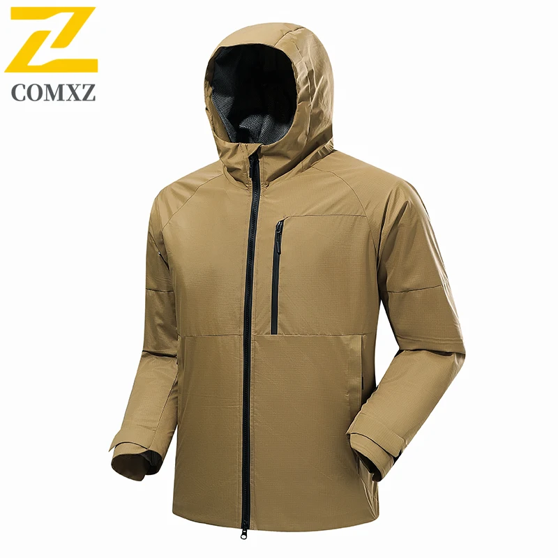

Men's Charge Jacket Windproof Waterproof Breathable Hooded Jacket Loose Outdoor Mountaineering Camping Stormtrooper Team Jacket