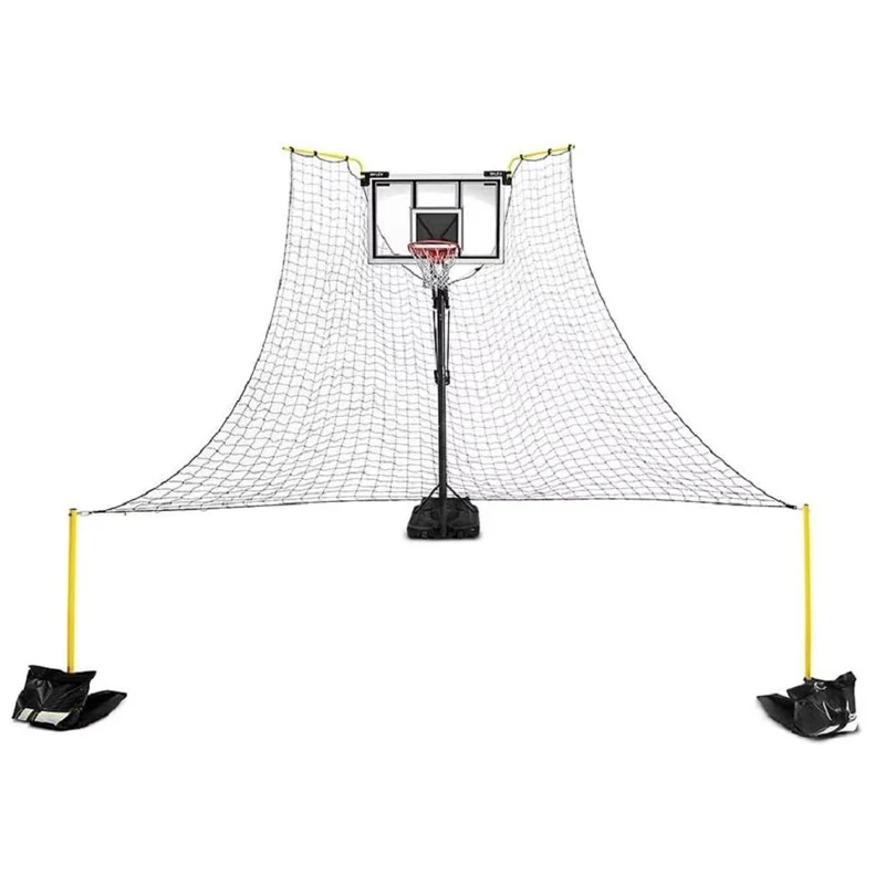Basketball Shooting Trainer Return Net Pitching Machine Shooting Return Ball Thrower Free Pick Up Ball Recovery Net
